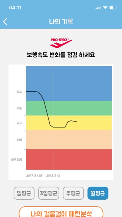 프로스펙스 (칩전용)스마트 워킹 케어