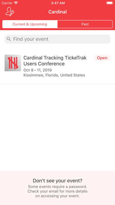 How to cancel & delete Cardinal Tracking Events from iphone & ipad 2