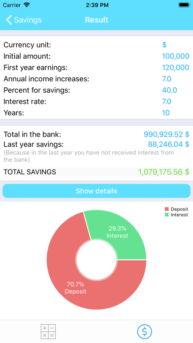 Compound Interest - Savings screenshot 3