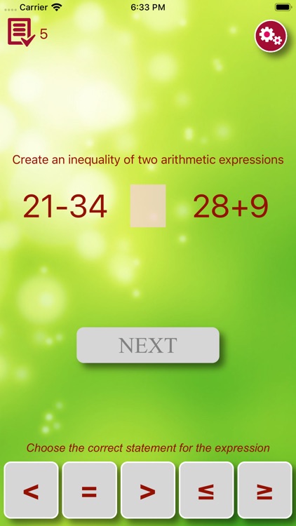 Arithmetic Inequality Sign screenshot-3