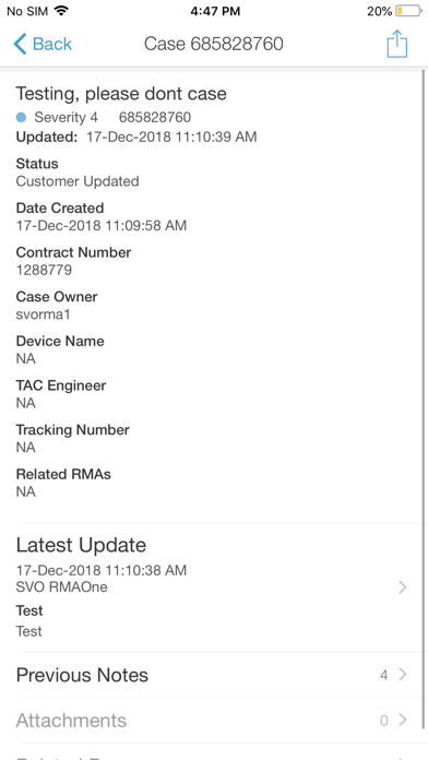 Cisco Technical Support screenshot 2