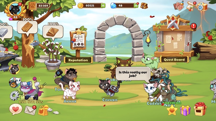 Castle Cats - Idle Hero RPG screenshot-4