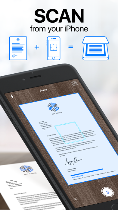 iScanner Pro - Mobile PDF Scanner to Scan Documents, Receipts, Biz Cards, Books. Screenshot 1