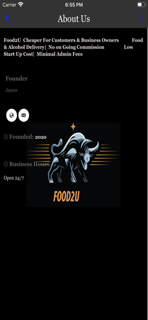 Food2U App