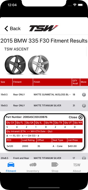 TSW Wheel Fitment Guide(圖2)-速報App