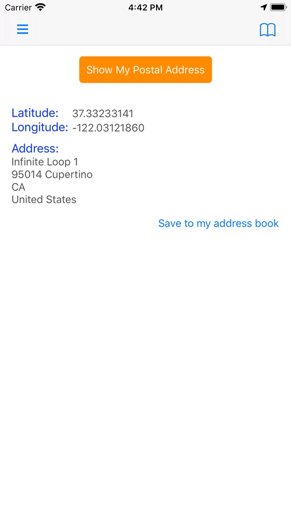 【图】Show My Postal Address(截图1)
