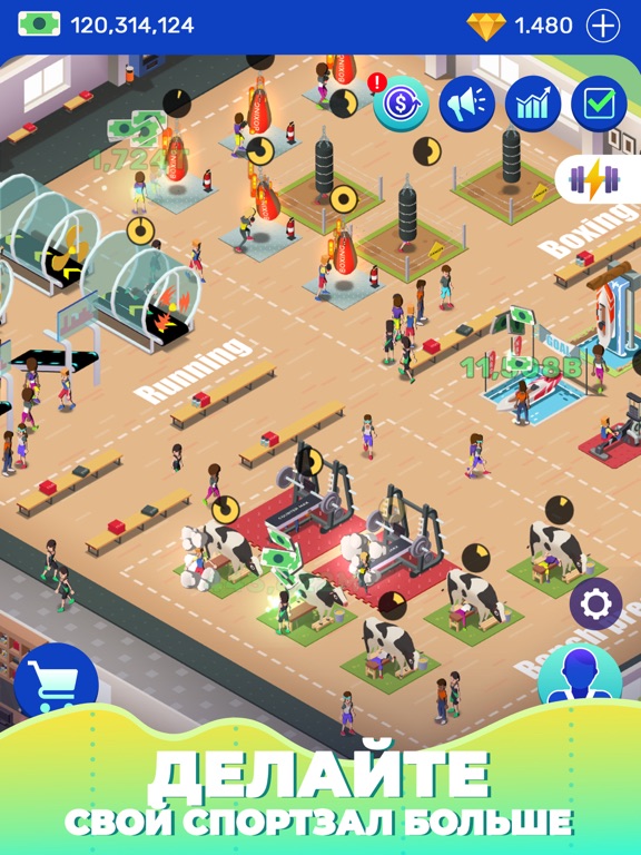 Скачать игру Idle Fitness Gym Tycoon - Game