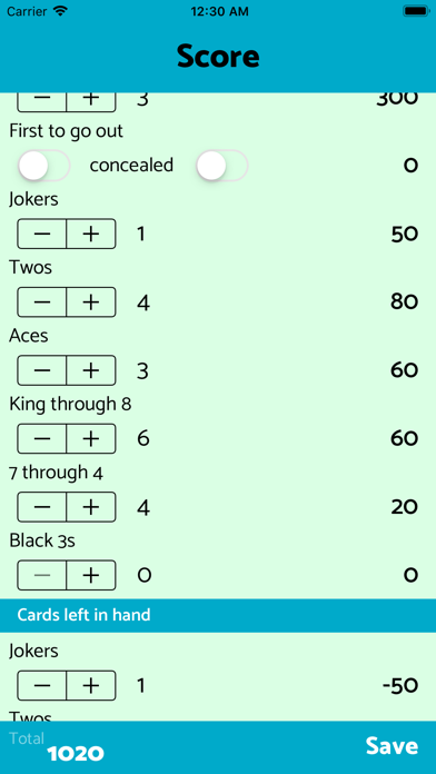 How to cancel & delete Canasta Score from iphone & ipad 3