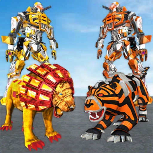 Robot Lion Vs Tiger Robot by Usman Siddiqui