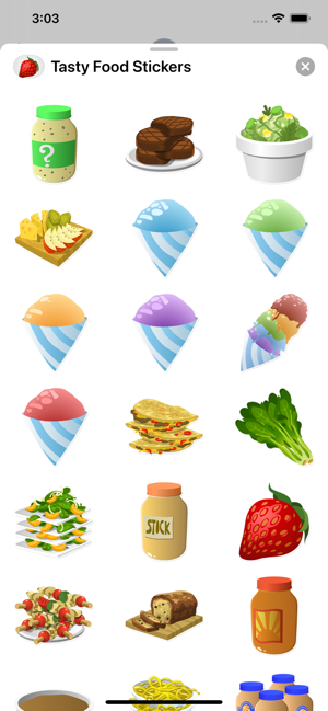 Tasty Food Stickers(圖9)-速報App