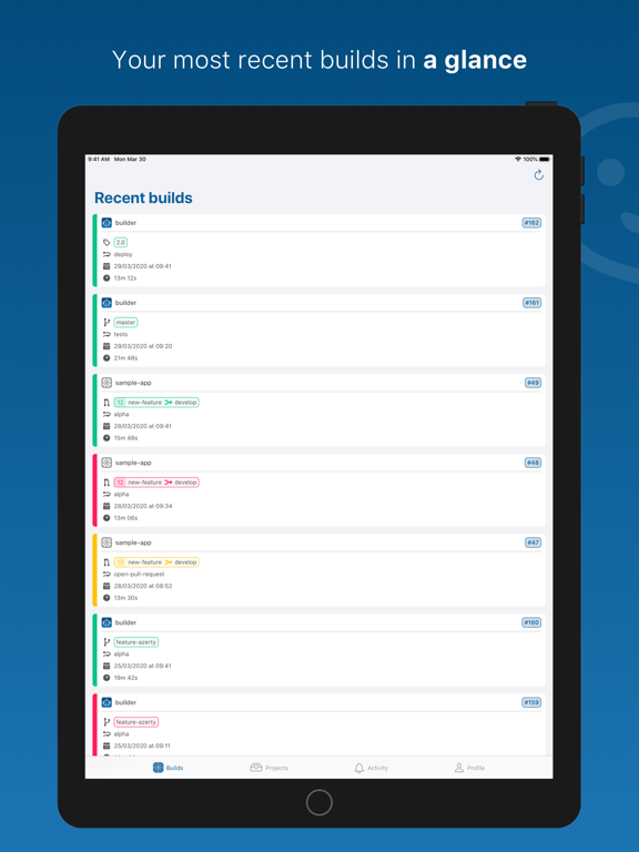 Screenshot #4 pour Builder - Bitrise unofficial