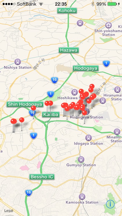 Hodogaya history walking map