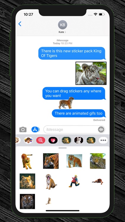 King Of Tigers Sticker Pack screenshot-4