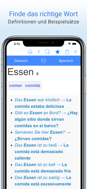 Deutsch+Spanisch Wörterbuch(圖3)-速報App