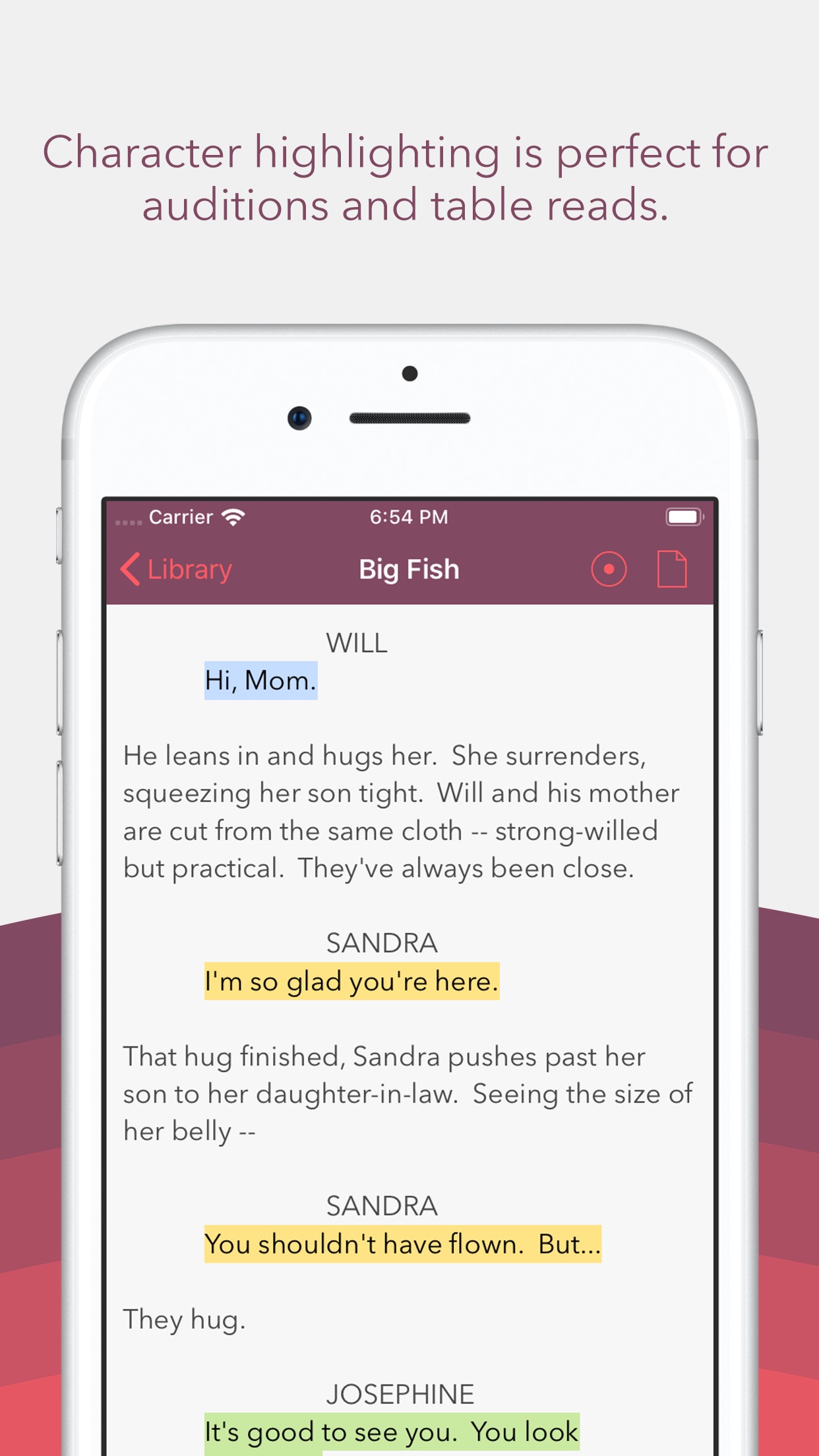 Screenshot do app Weekend Read