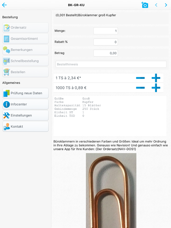 Screenshot #6 pour Der Ordersatz 2.0