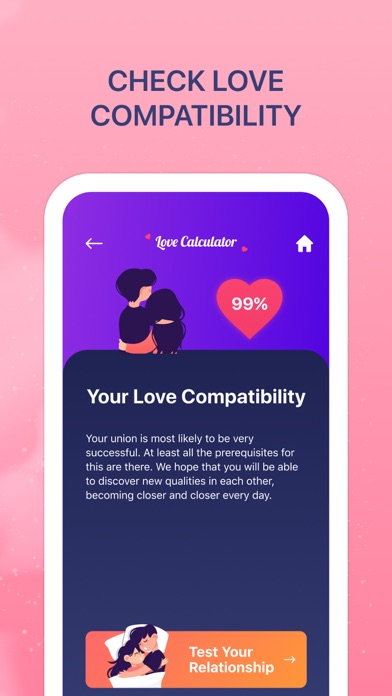 Love Test - Calculator of Love screenshot 2