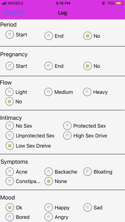 MyFlair Menstrual Tracker screenshot-6