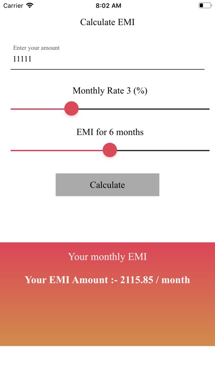 CalculateEMI