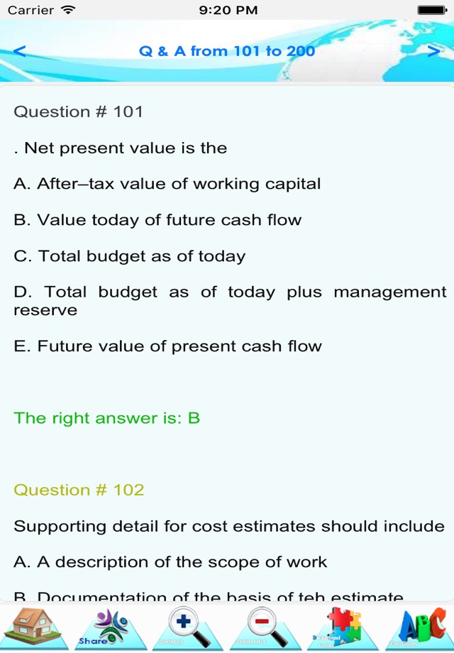 Project Management Exam Quiz screenshot 3