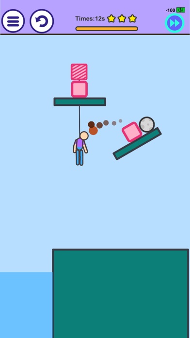 Man on Fire - Physics Game screenshot 2