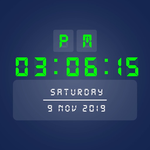 Big Digital Clock Display