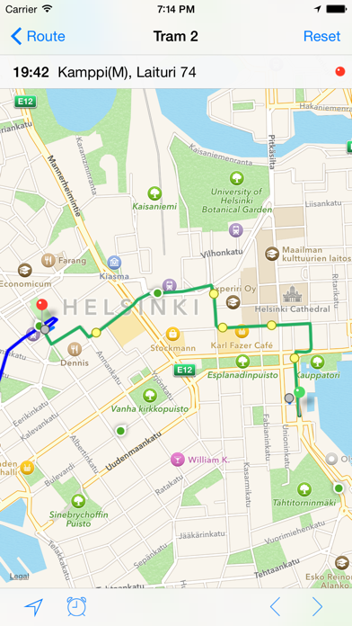 ReittiGPS (Reittiopas for iPhone) Screenshot 4