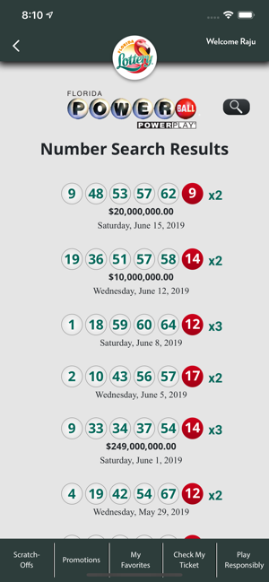 lotto numbers june 29 2019