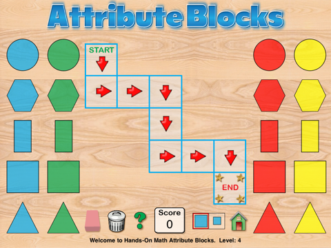 Hands-On Math Attribute Blocks - náhled