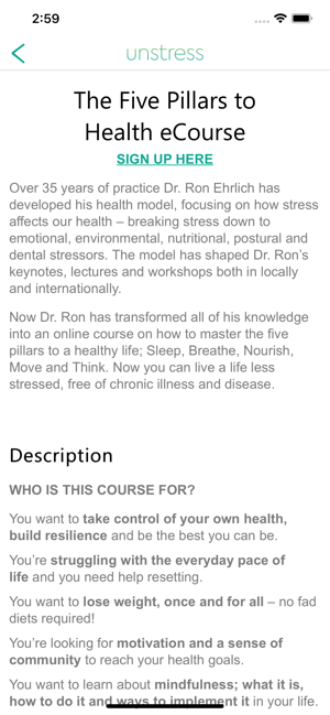 Unstress with Dr Ron Ehrlich(圖8)-速報App