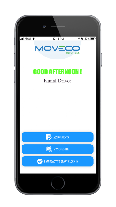 MoveCo Driver screenshot 3