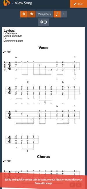 Ukulele Notepad - Tab Editor