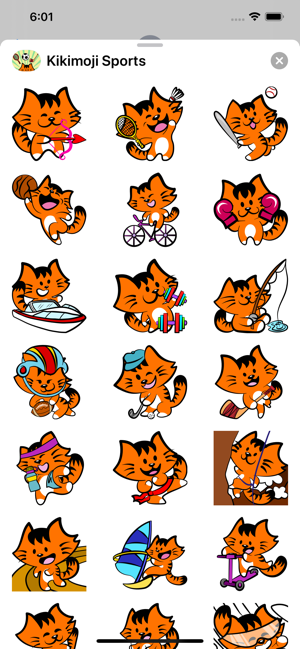 Kikimoji Sports - Cat Stickers(圖3)-速報App