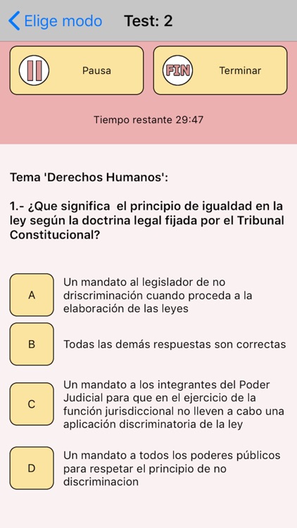 TestOpos Policia Nacional screenshot-3