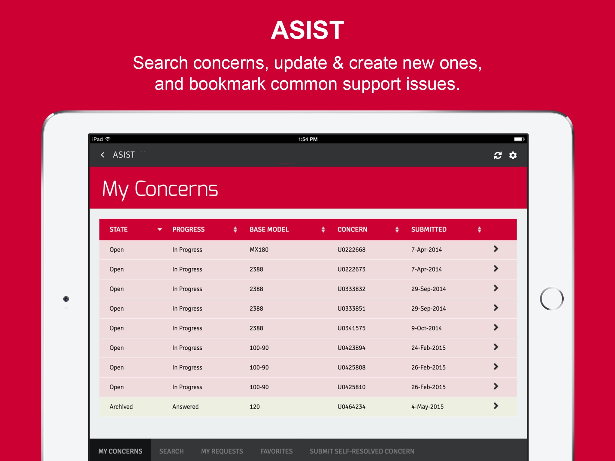 CNH MDC for iPad screenshot 3