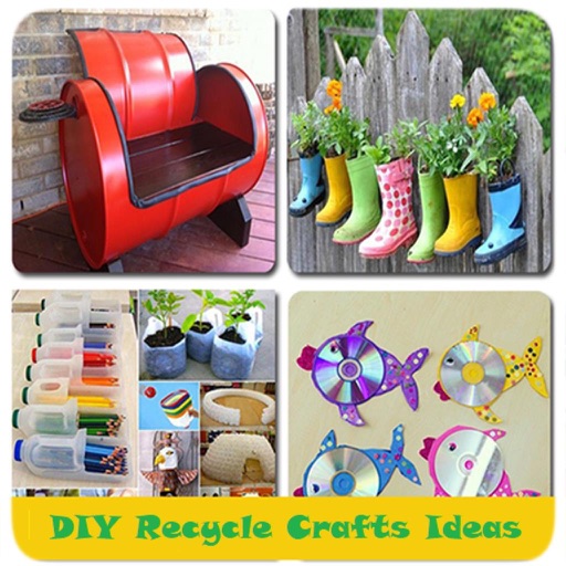 DIY Recycle Crafts Ideas Icon