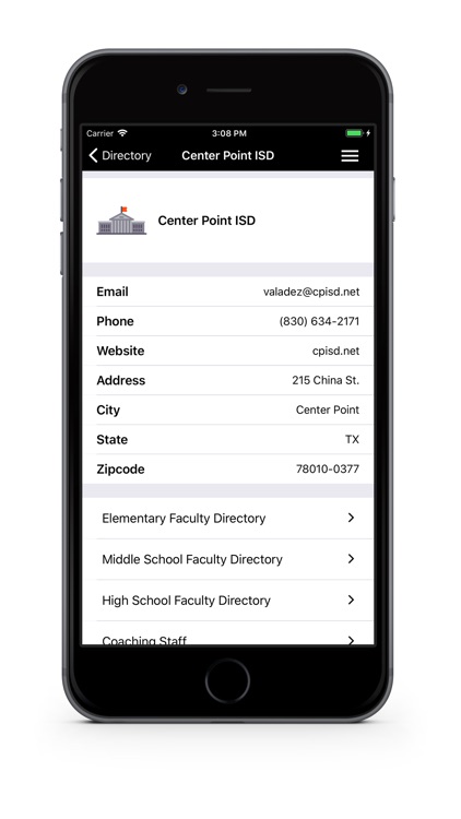 Center Point ISD Texas Mobile