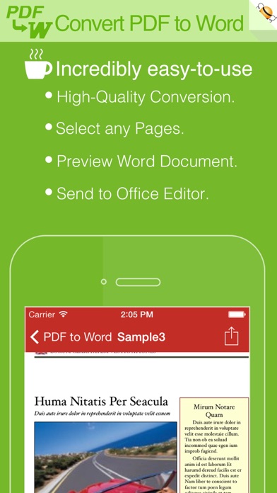 How to cancel & delete PDF to Word Pro by Flyingbee from iphone & ipad 2