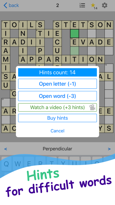 English Crosswords Puzzle Game screenshot 3