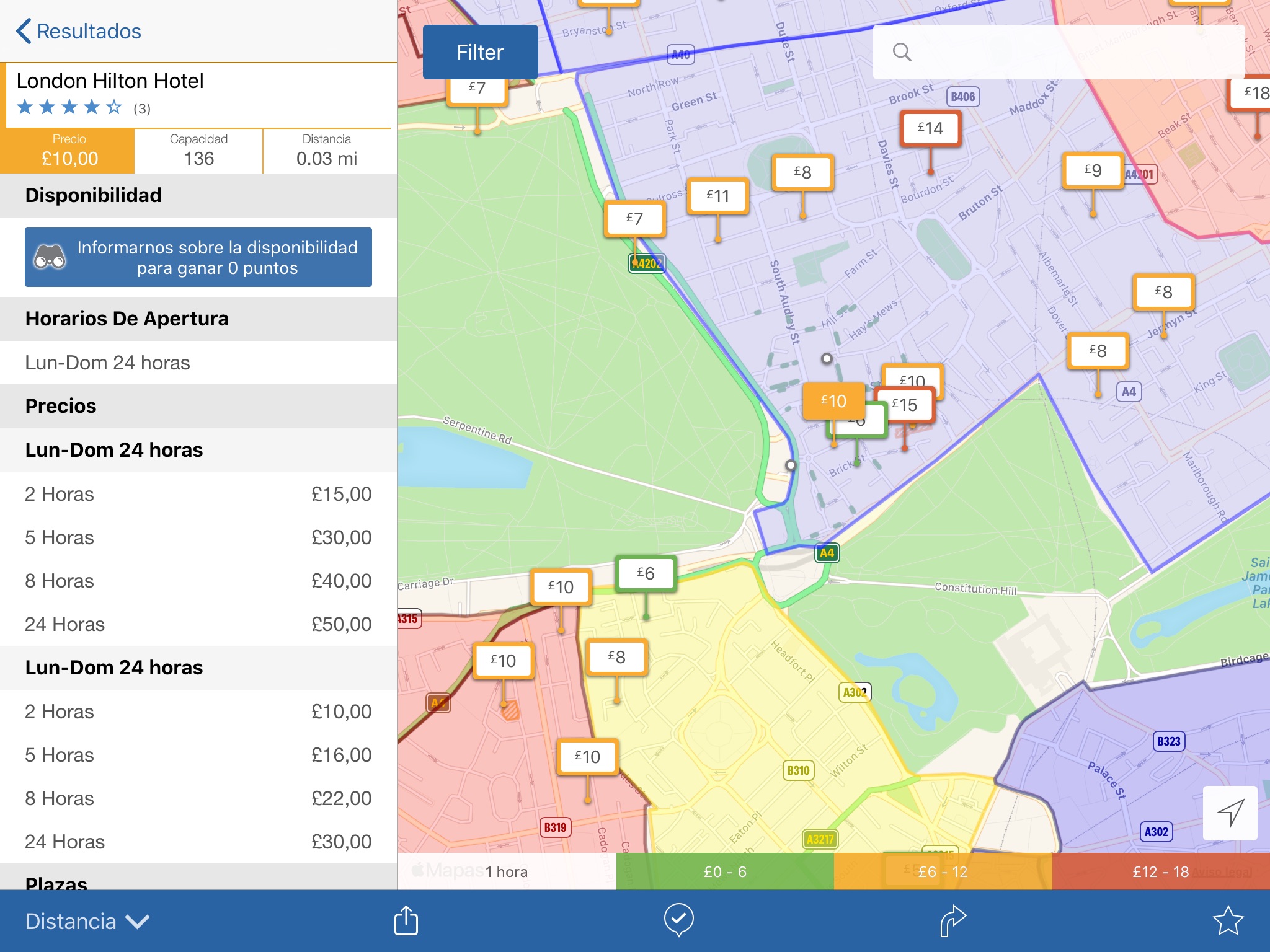 Parkopedia Parking screenshot 3