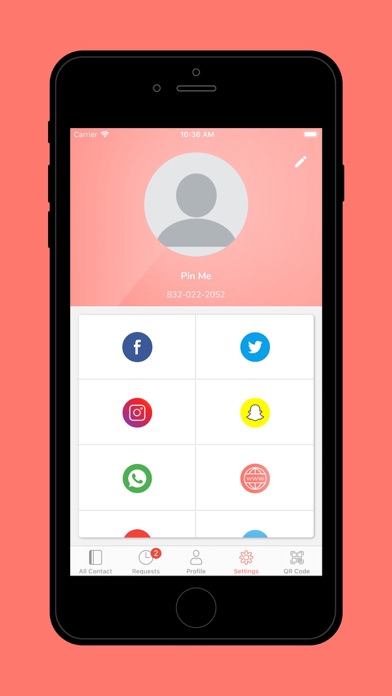 PINme Contacts App screenshot 4