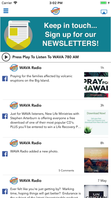 How to cancel & delete WAVA-AM 780 from iphone & ipad 1