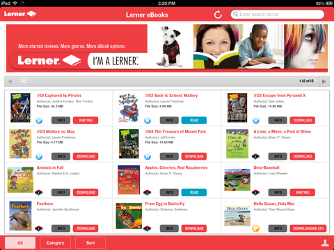 Lerner Digital eReader screenshot 2