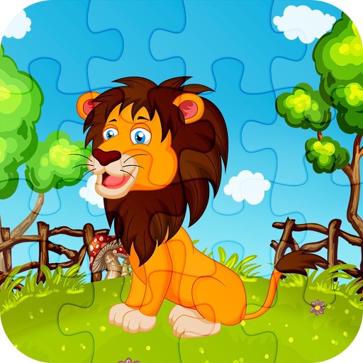 Zoo Animal Jigsaw Puzzles Icon