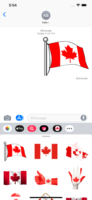 Canada Flag Stickers(圖1)-速報App