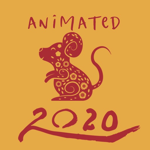 Year of the Rat 新年快乐 Animated icon