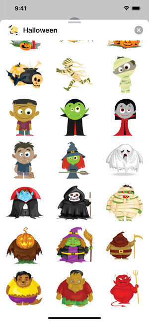 Halloween Cartoon Stickers(圖2)-速報App