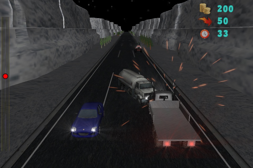 Speed Night Truck Smasher Race screenshot 2