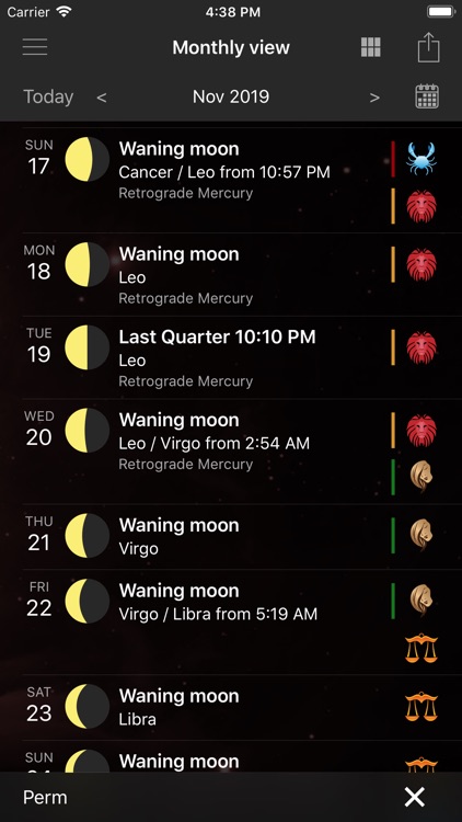 MoonWorx Lunar Calendar screenshot-9