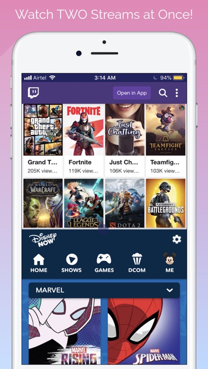 Split Screen Multitasking View